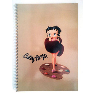 Caderno A4 Esp 80fls Xad Betty Boop