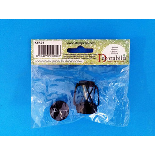 Lanterna Preta Metal pª Telhas KTR24