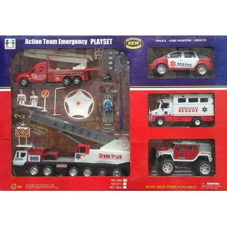 Fire Department Set w/ Acessorios 8501