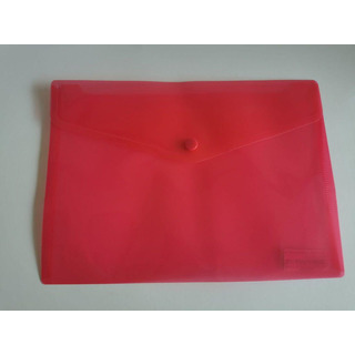Envelope Plást. A5 XL Vermelho c/ Botão 250x180mm 92446