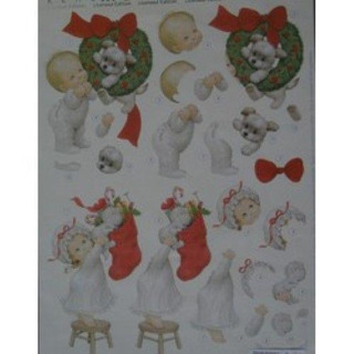 Folha 3D Natal Recort 82340
