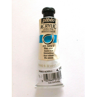 Tinta Acril Azul Celeste 205-Tubo 37ml
