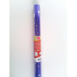 Rolo papel Metal c/ Estre Azul 1,5mx0,7mm