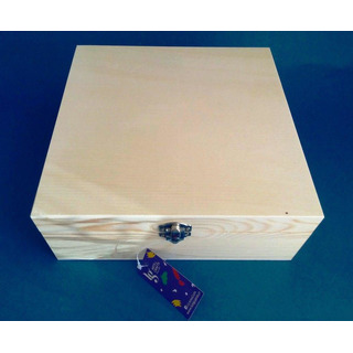 Caixa Madeira 3Div 22x22x8,5cm 87109