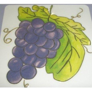 Adesivo 3D 10x10 Uvas 5184 TRO127