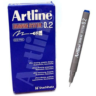 Caneta Desenho Azul Drawing System 0,2mm EK23228