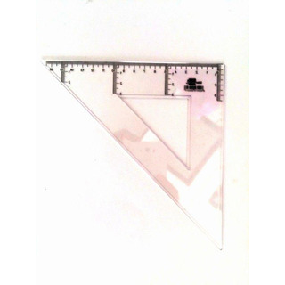 Esquadro Triangulo Plást 45º,25cm 20431