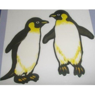 Adesivo 3D 10x10 Pinguins 5205 TRO148