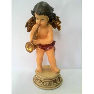 Anjo em Pedestal c/ Inst Musical 4261