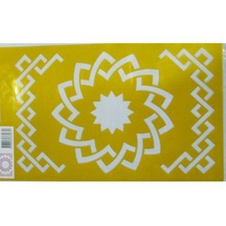 Stencil 17,5x30cm Centro Geometrico 1787