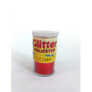 Glitter Poliéster Vermelho 3,5grs