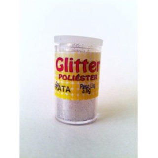 Glitter Poliéster Prata 3,5grs