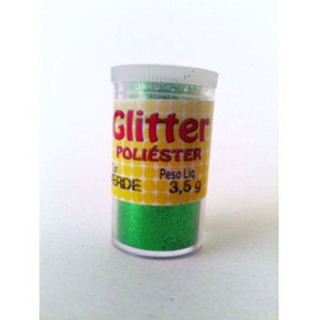 Glitter Poliéster Verde 3,5grs
