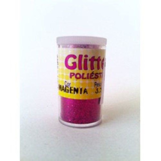 Glitter Poliéster Magenta 3,5grs