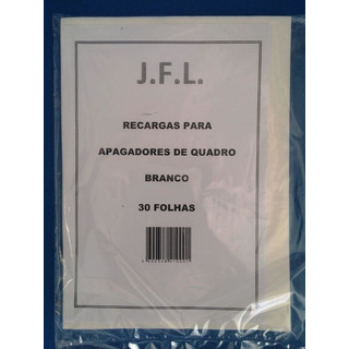 Saco 30 Fls Recar Apagador Quad Branco