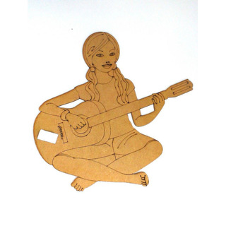 Jovem c/ Viola 38x38cm MDF354