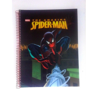 Caderno A4 Esp. 120Fls Spider Man Pautad