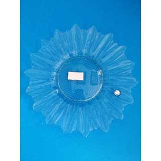 Prato Vidro Girassol 31cm S7983