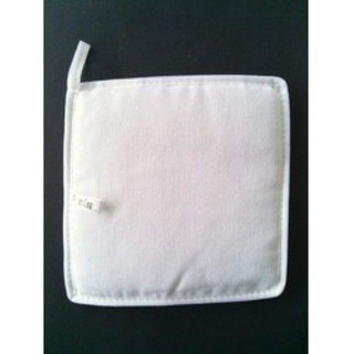 Pega de Cozinha Sarja Branca 17x17cm