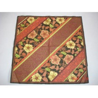 Guardanapo Preto c/ Barras de Flores Ver