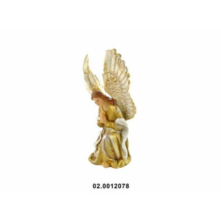 Anjo Dourado de Joelho no Chão 25,5cm 02-12078