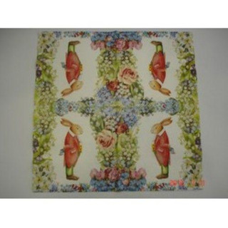 Guardanapo Páscoa c/ Coelho Casaco Verme