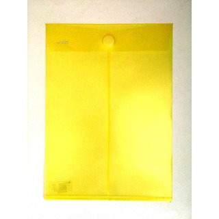 Envel Saco Amarel Transp Plast c/ Velc A4