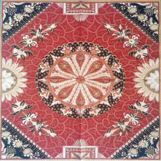 Guardanapo Flores em Circulo Maki