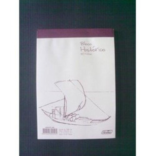 Bloco A6 Liso Historico c/ 80fls