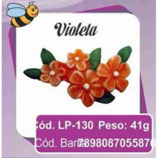 Molde Silicone Flor Violetas LP-130
