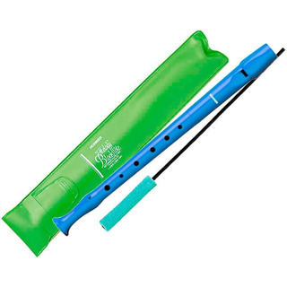 Flauta Hohner B95084LB Azul Celeste Bolsa Verde c/ Vareta