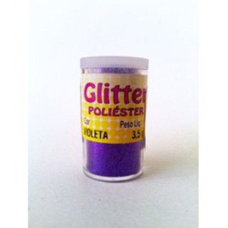 Glitter Poliéster Violeta 3,5grs