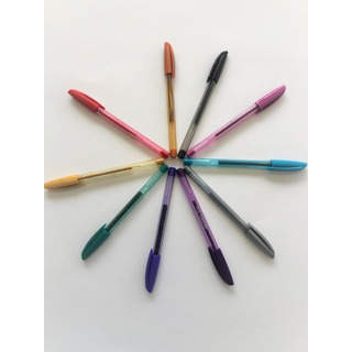 Esferog Cores Div. 1.0mm Gel Glitter Z02619