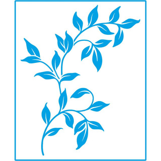 Stencil 17x21cm Galho Simples STM-380