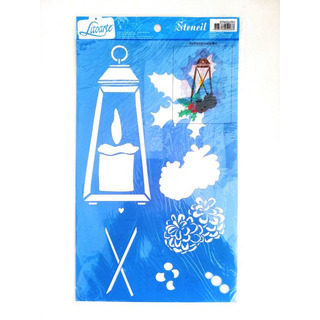 Stencil 21x34,4cm Lanter Natal STNGG-041
