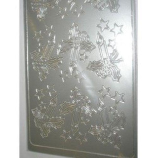 Sticker Natal Prata 10421