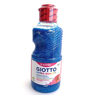 Tinta Giotto Glitter Azul 250 ml