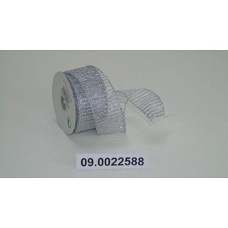 Fita Prata 4Cm Larg. ao Metro 09-22588