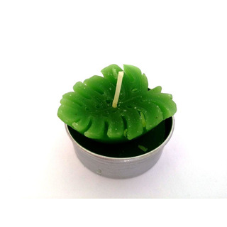 Vela Tealight Folha Verde 11287