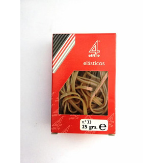 Elástico Nº33-3mm cx c/ 25gr 4Office