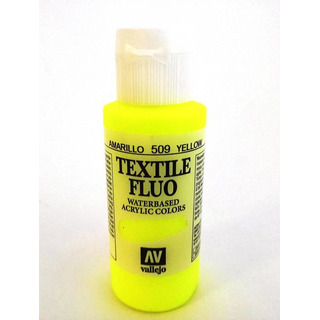 Tinta Textil Amarelo Fluor 509 Val 60ml