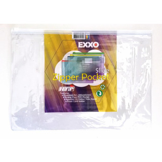Envelope PVC A4 Zip Slide Sortidos 34214