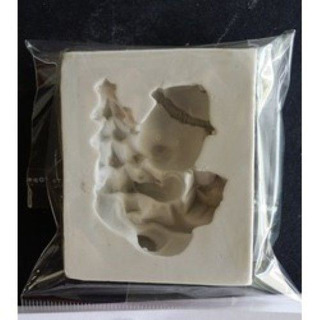 Molde Silic 4,5x5,5cm Urso Natal MDN003