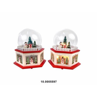 Redoma com Arvore e Boneco Neve -Tem Musica 10-0005597