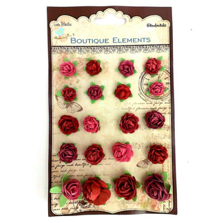 Pack c/ 20 Rosas Vermelho/ Fuchia 17536