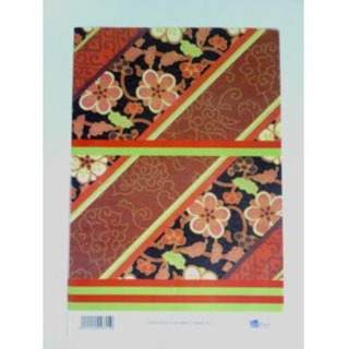 Folha A4 Riscas c/ Flores 815 pª Decoup