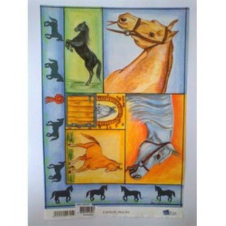 Folha A4 Cavalos 304 pª Decoup
