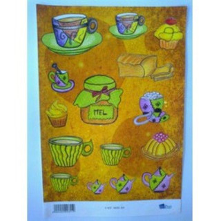 Folha A4 chávenas Café 631 pªDecoup