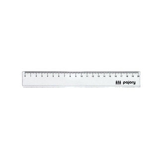 Régua Plast. 15cm Pajory Cristal Ref.20-15