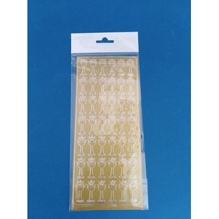 Stiker Filigr Cálice Ouro p/ Comunh 4706